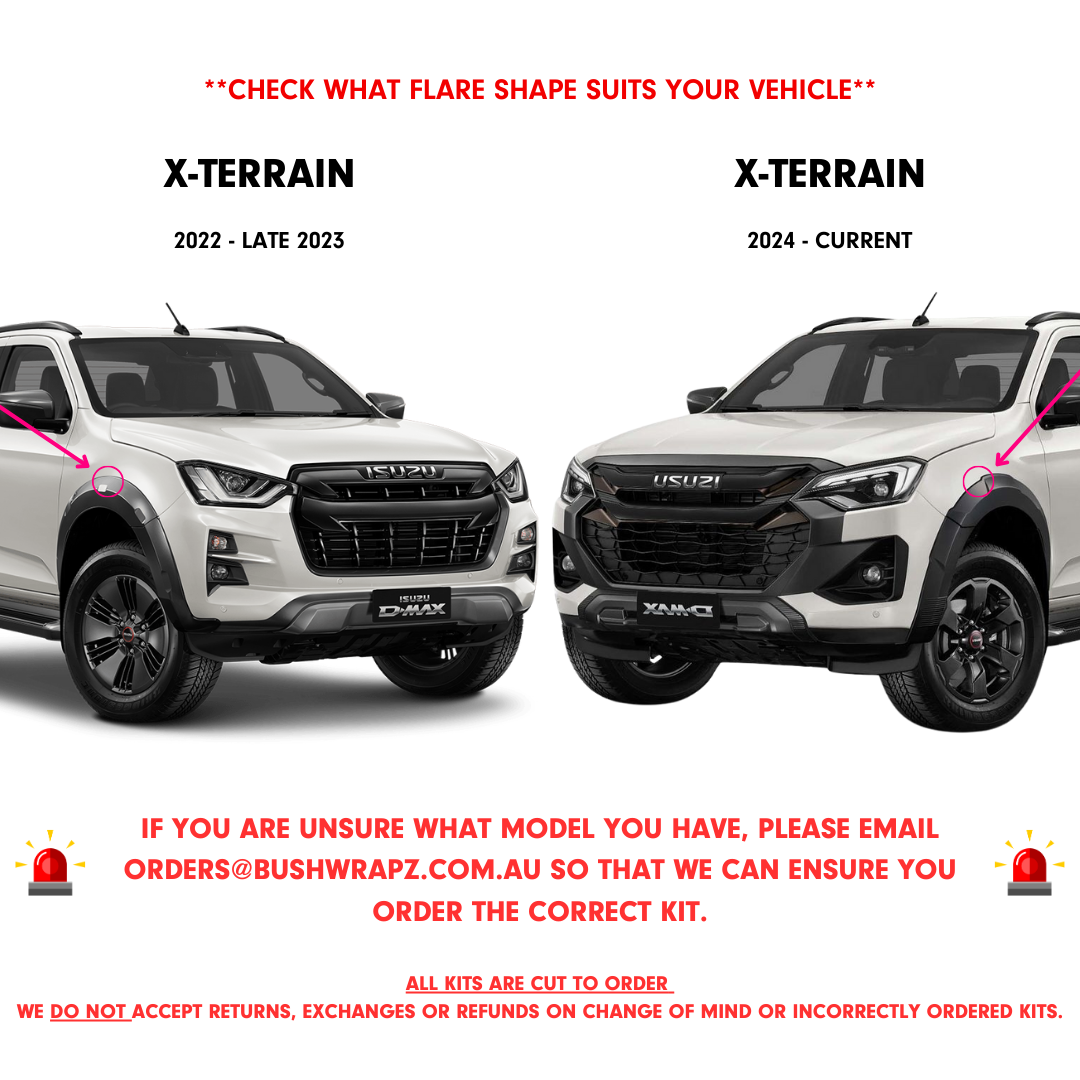 BushWrapz Kit - To Suit Isuzu DMAX Dual Cab 2020 - 2023