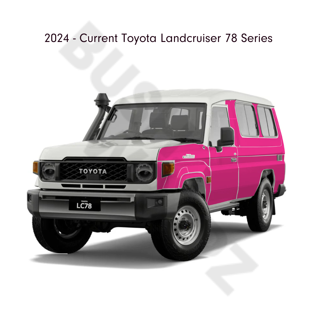 BushWrapz Kit - To Suit Toyota Landcruiser 78 Series Troopy (2024 - Current)