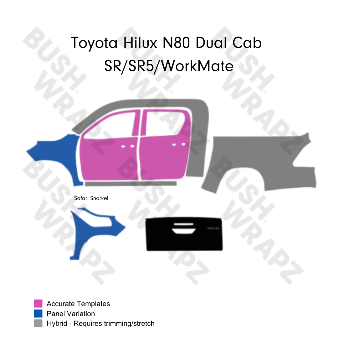 BushWrapz PRO - Toyota Hilux N80 Dual Cab (SR/SR5/WorkMate)