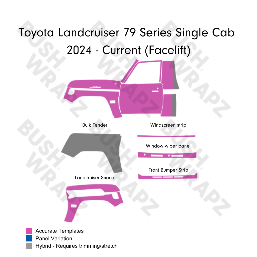 BushWrapz PRO - Toyota Landcruiser 79 Series Single Cab (2024 - Current)