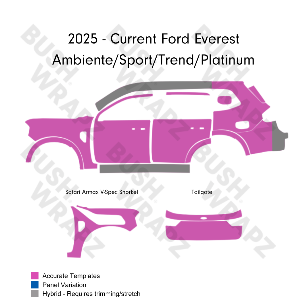 BushWrapz PRO - Ford Everest Next Gen ALL MODELS 2025 - Current
