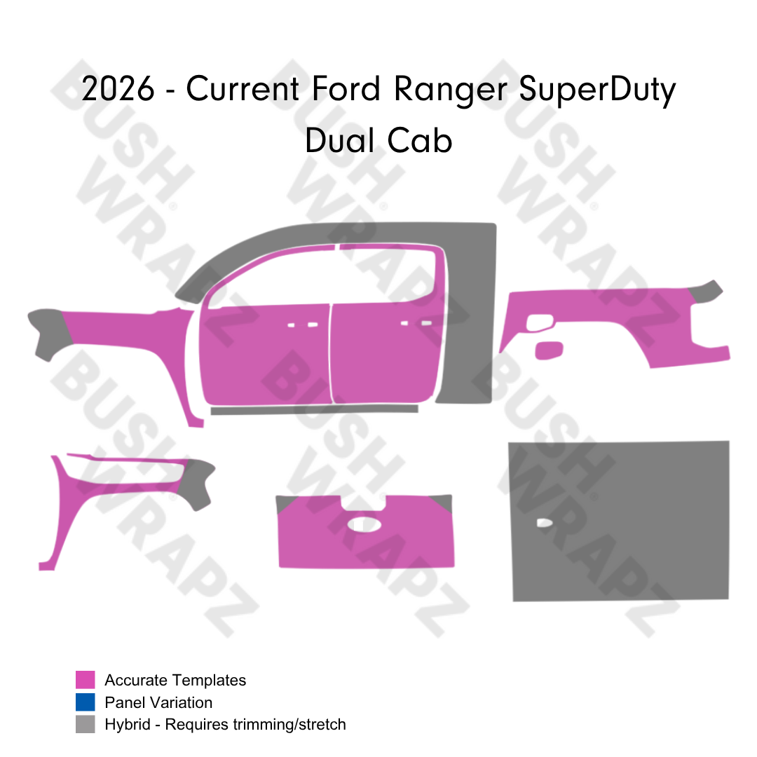 BushWrapz PRO - Ford Ranger SuperDuty DUAL Cab (2026 - Current)