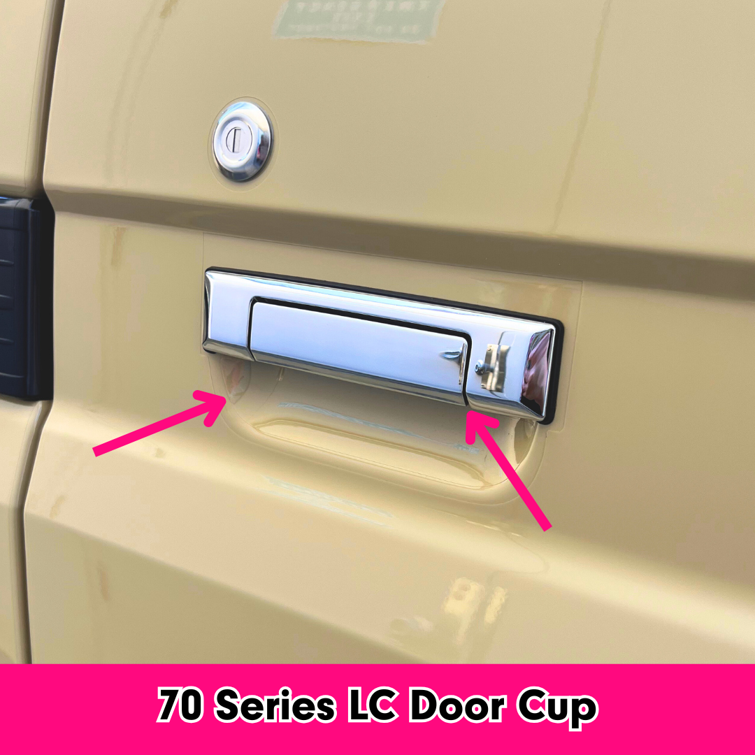BushWrapz Kit - Door Cups To Suit Toyota Landcruiser 70 Series