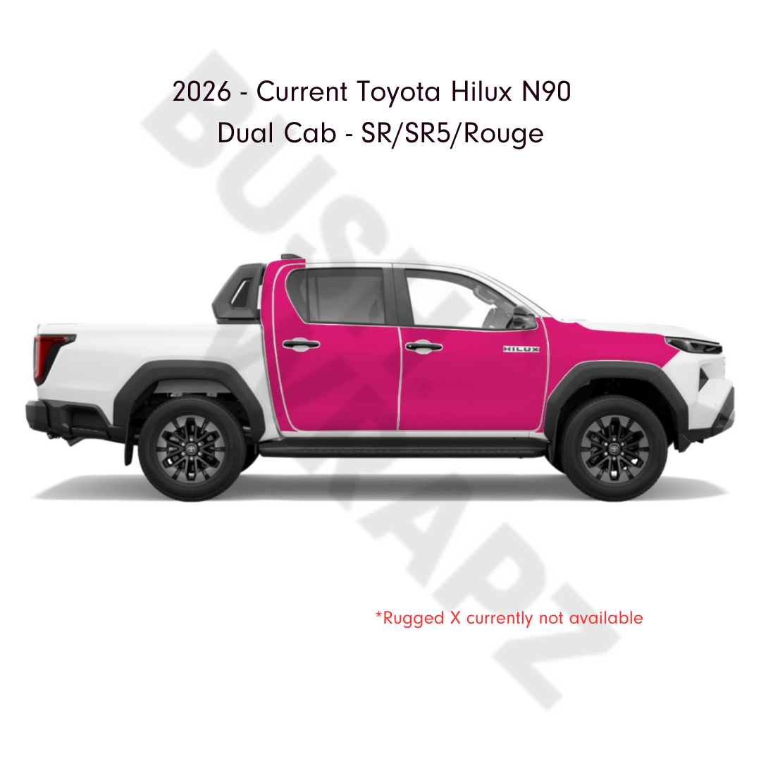 BushWrapz Kit - To Suit Toyota Hilux N90 Dual Cab SR/SR5/Rouge (2026 - Current)