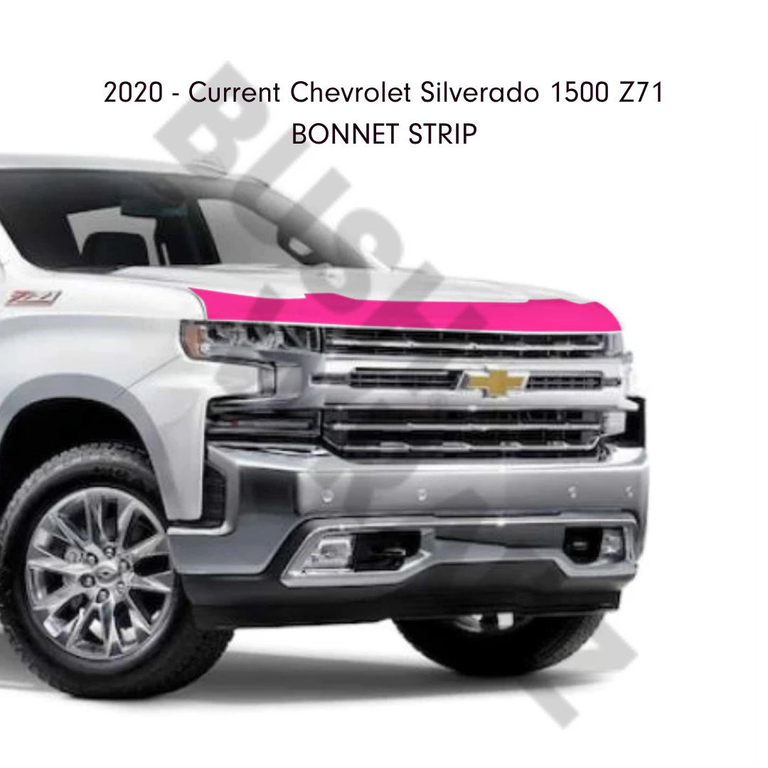 Templated Bonnet Strip To Suit Chevrolet Silverado 1500 Z71