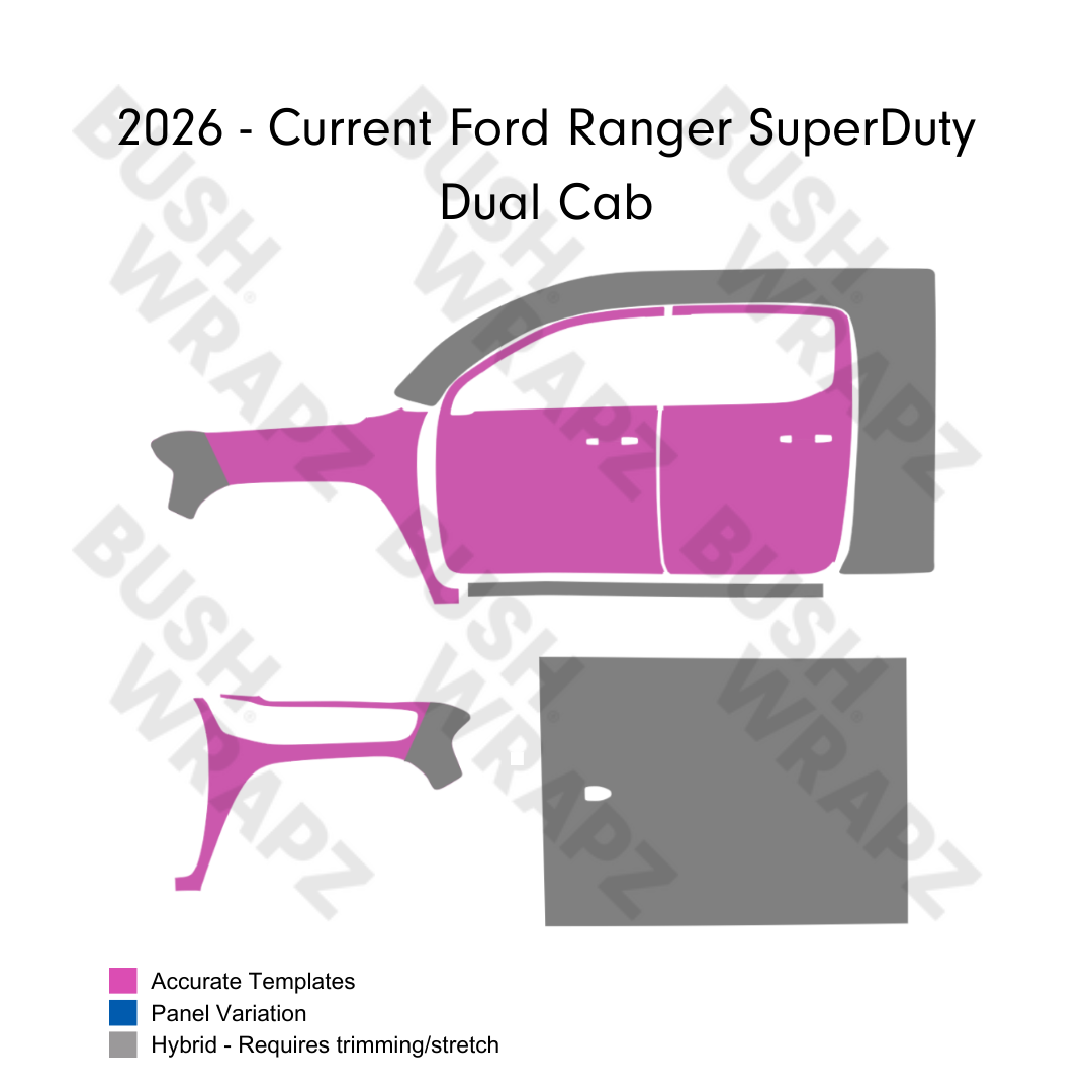 BushWrapz PRO - Ford Ranger SuperDuty DUAL Cab (2026 - Current)
