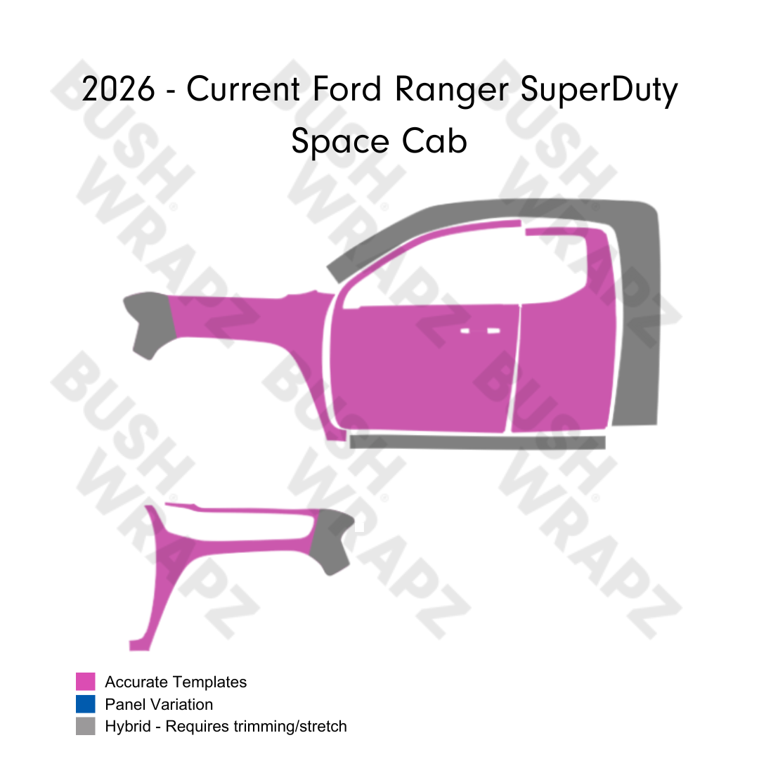 BushWrapz PRO - Ford Ranger SuperDuty SPACE CAB (2026 - Current)