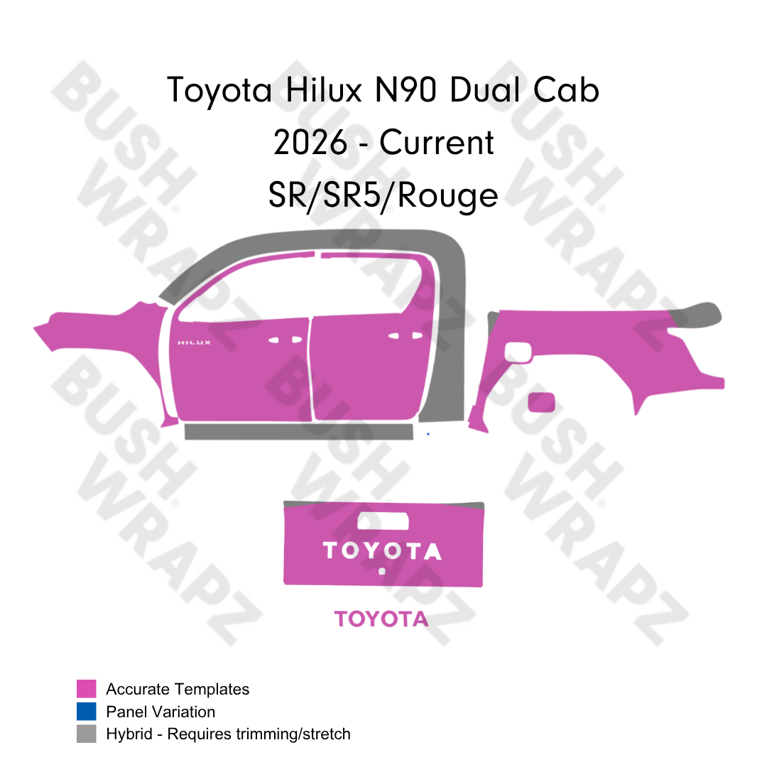 BushWrapz PRO  - Toyota Hilux N90 SR/SR5/Rogue Dual Cab (2026 - Current)