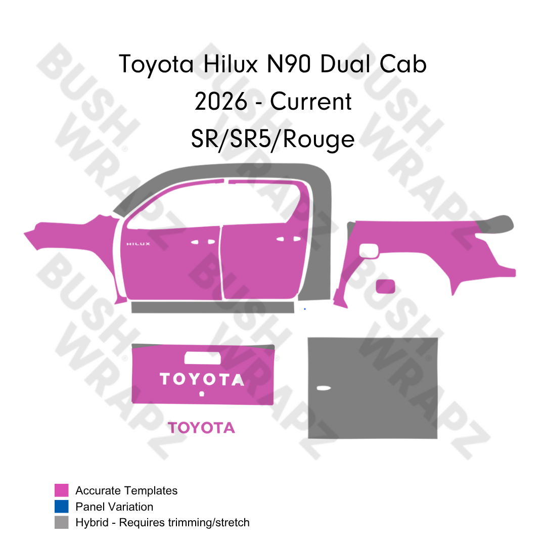 BushWrapz PRO  - Toyota Hilux N90 SR/SR5/Rogue Dual Cab (2026 - Current)