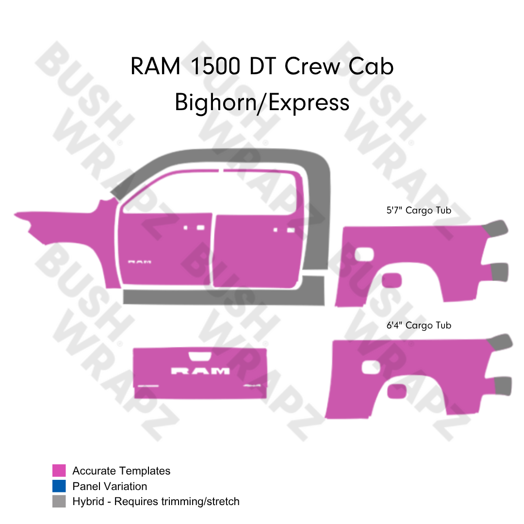 BushWrapz PRO - RAM 1500 DT - Crew Cab - Tradesman