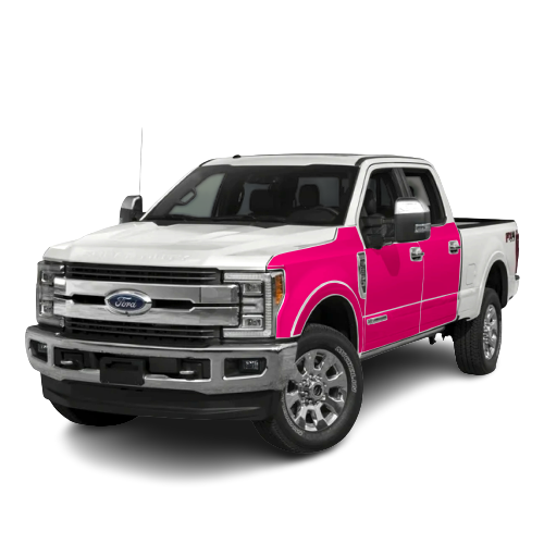 Bushwrapz DIY Paint Protection Film (PPF) Kit - To Suit Ford F250 - Cab only