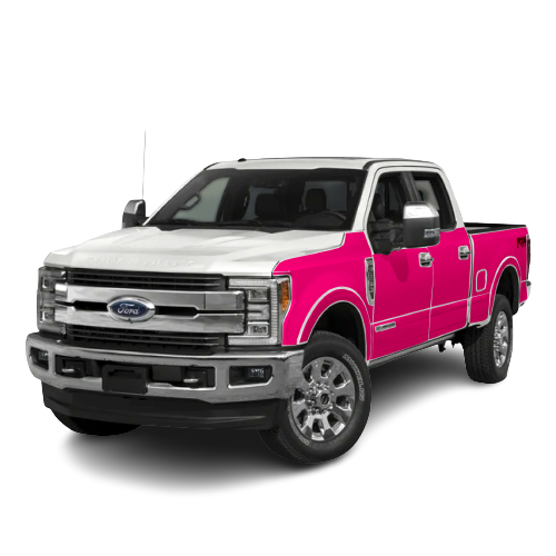 Bushwrapz DIY Paint Protection Film (PPF) Kit - To suit Ford F350 - Tub included